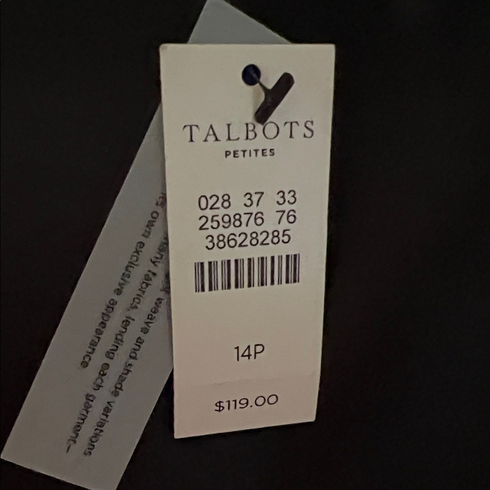 Talbots Elegant Black Blazer and Skirt Ensemble - Picture 8 of 9